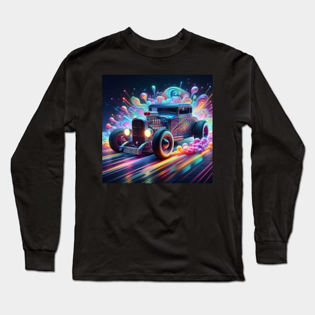Hot Rod Long Sleeve T-Shirt by Out of the world